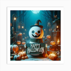 Happy Halloween 4 Art Print