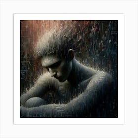 Man In The Dark Art Print