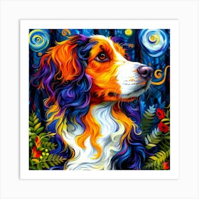 Puppy Zen - Collie Colors Art Print