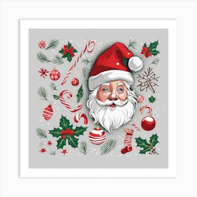 Santa Claus Art Print