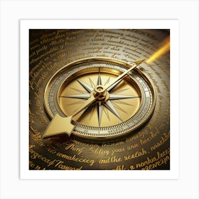 Golden Compass 6 Art Print