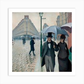 Rainy Day In Paris 1 Art Print