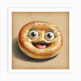 Bagel Art Print