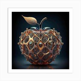 The glass apple an intricate design that adds to its exquisite appeal. 3 Art Print