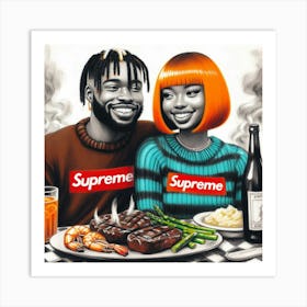 Supreme Couple 26 Art Print