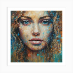 A woman 1 Art Print