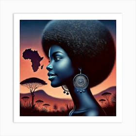 African Woman 1 Art Print