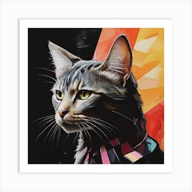 Cat Portrait Art Print