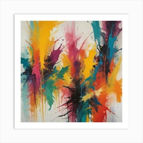 Splatters 6 Art Print