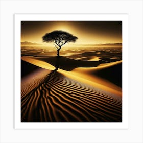 Sand Dunes 22 Art Print