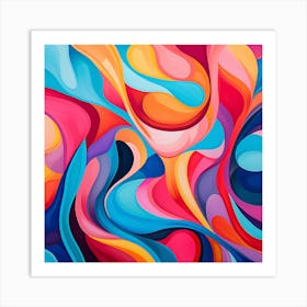 Abstract By Person Art Print