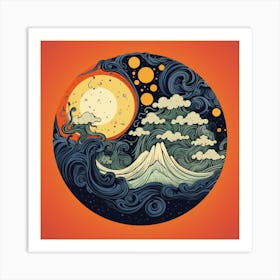 Azure Sky Art Print