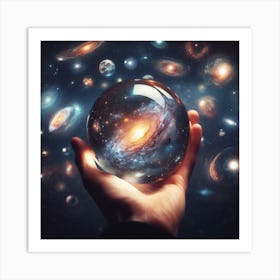 Universe In My Hand Art Print