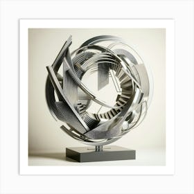 Abstract Metal Sculpture Art Print