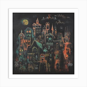 'The Ghost Town' Art Print