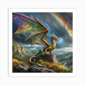 rainlord the dragon Art Print