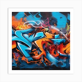 Graffiti Dept Art Print