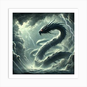 Shenlong Serpentine Destroyers Storm Concealment Art Print