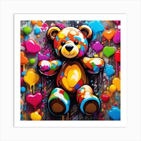 Teddy Bear 4 Art Print