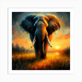 Wild Animal Illustration 95 Art Print