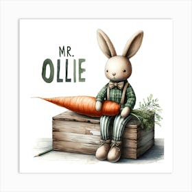 Mr Ollie Art Print