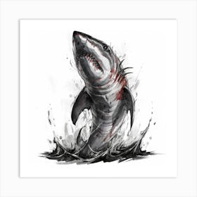 Great White Shark 1 Art Print