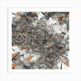 A Vector Abstract Art, I Am Sorry 2 Art Print