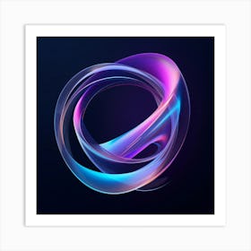 Glowing Ring 2 Art Print