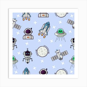 Space Theme 1 Art Print