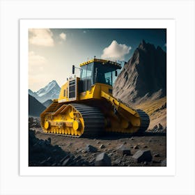 Buldozer Mountain (36) Art Print