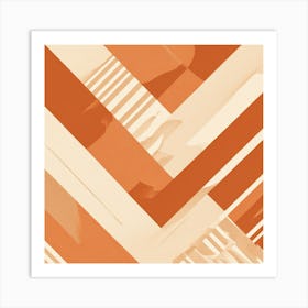 Abstract Orange Poster