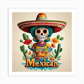 Mexican Girl 63 Art Print