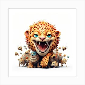 Lion Of The Jungle Art Print