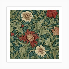 William Morris Inspired Artwork 4 Art Print