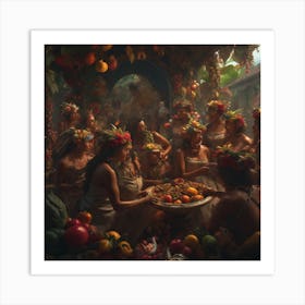 Hawaiian Feast Art Print