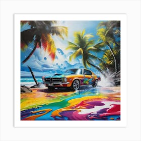 'The Car' Art Print