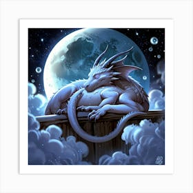 Sleeping Dragon Art Print