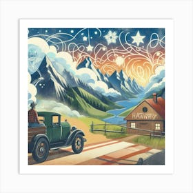 In The Country Art Print