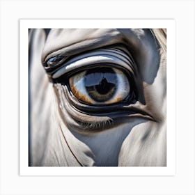 Eye Of A Horse 24 Art Print