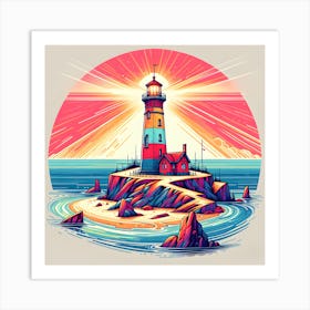 Lighthouse Art Print