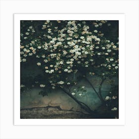 Roses On A Wall Art Print