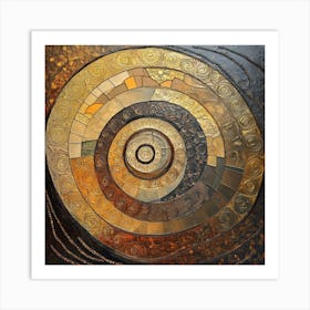 Spiral Mosaic Art Print