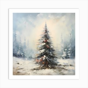 Whimsical Winter Whirl 1 Art Print