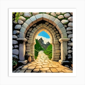 Fairytale Archway Art Print