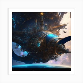 Spaceship 4 Art Print