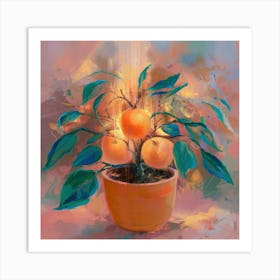 Oranges In A Pot 10 Art Print