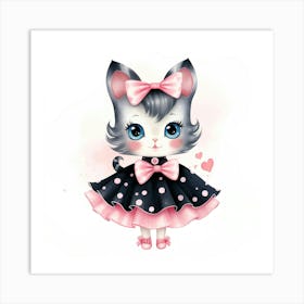 Kitty Cat Art Print