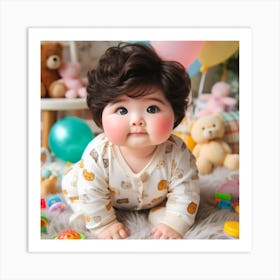 Cute Baby Art Print