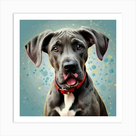 Great Dane Puppy Art Print