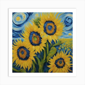 Sunflowers Art Print